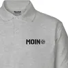 Huuraa Damen Polo Shirt Moin Kompass L Sport Grey Bio Produktbild-Vorschau 2