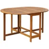vidaXL Table de jardin 130x90x72 cm bois massif acacia Voir les images du produit 13
