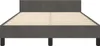 vidaXL Bettgestell ohne Matratze Dunkelgrau 120x200 cm Samt Produktbild-Vorschau 4
