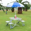 Klapp-Tisch Mit Koffer-Tragegriff Für Camping Und Garten Produktbild-Vorschau 6