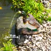 esotec Wasserspeier ENTE mit Solar-Teichpumpe Wasserspiel Produktbild-Vorschau 3