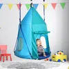 Outsunny nestschommel met tent, diameter 100 cm, Productafbeelding-voorbeeld 2