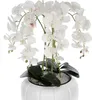 Weiß Künstliche Orchidee Kaskaden Blumenstrauß im Weiß Produktbild-Vorschau 5