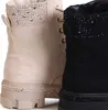 topschuhe24 3118 Damen Velours Stiefeletten Glitzer Boots, Produktbild-Vorschau 4