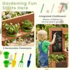 COSTWAY, cucina giocattolo per bambini con fioriera, Anteprima dell’immagine prodotto 7
