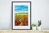 MuchoWow® Gerahmtes Poster Malerei - Ölfarbe - Blumen - Produktbild-Vorschau 4