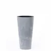 TUBUS SLIM BETON EFFECT Vysoký kvetináč s betónovou vložkou Náhľad obrázku produktu 9