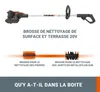 WORX WG441.9 Pulitore per patio da 20V Anteprima dell’immagine prodotto 3
