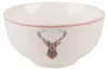 Clayre & Eef soepkom, 500 ml, beige, bruin, porselein, met Productafbeelding-voorbeeld 1