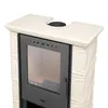 Kachelofen ELDUR Cappuccino 6kW – freistehend, Keramik, ECO Produktbild-Vorschau 2