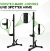 Tunturi SS60 Hantelablagen – Squat-Ständer für Langhanteln Produktbild-Vorschau 2