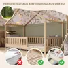Crazy Pine Letto a Casetta 90x200 cm – Letto da Pavimento Anteprima dell’immagine prodotto 4