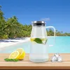 Intirilife Karaffe in KLAR – 1,2l Krug aus Borosilikatglas Produktbild-Vorschau 5