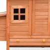 vidaXL Klietka pre kurčatá 170x81x110 cm Borovicové a Náhľad obrázku produktu 5