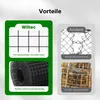 Ogrodzenie z siatki drucianej Wiltec czarne 100 cm x 10 m, Podgląd zdjęcia produktu 7