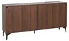 Zijtafel HWC-Q83, dressoir met deuren met 3D-structuur, Productafbeelding-voorbeeld 7
