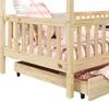 Hausbett ALVA aus Kiefer Massivholz, natur - Kinderbett mit Produktbild-Vorschau 11