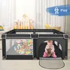 Laufstall Baby,180x150cm Rutschfester Absperrgitter mit Produktbild-Vorschau 4