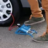 Cartrend vloerluchtpomp, dubbele cilinder, blauw Productafbeelding-voorbeeld 5