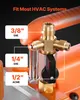 Pompe à vide VEVOR avec manomètre, 7 CFM 198 L/min, pompe à Voir les images du produit 5