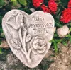 Grabherz Spruch - Wir vermissen Dich - Grabschmuck Dekoherz Produktbild-Vorschau 2
