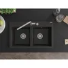 Mexen Hektor zlewozmywak granitowy 2-komorowy 800 x 480 mm, Podgląd zdjęcia produktu 4
