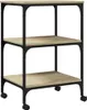 vidaXL Stojak na drukarkę 3 półki dąb sonoma 50x41x75 cm Podgląd zdjęcia produktu 10