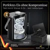 Edelstahl Eiswürfelbehälter mit Deckel - 2l Produktbild-Vorschau 6