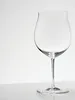 A clear glass wine glass on a white surface. Podgląd zdjęcia produktu
