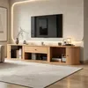 Merax TV-meubel met 2 schuifdeuren en 1 lade, TV-kast van Productafbeelding-voorbeeld 3
