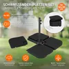 ML-Design Sonnenschirmständer 4-teilig, Schirmgewicht, Produktbild-Vorschau 2