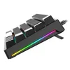 A close-up side view of a gaming keyboard. Produktbild-Vorschau
