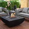 Gas Feuerstelle Itasy, Beton-Optik schwarz, aus Faserbeton Produktbild-Vorschau 14