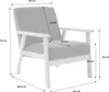 sweeek - Skandinavischer Sessel aus Holz und Cord - Produktbild-Vorschau 6