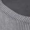 A close-up view of the ribbed texture of a grey fabric, likely a storage bin or playpen. Produktbild-Vorschau