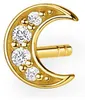 THOMAS SABO Einzel Ohrstecker "Mond" Silber vergoldet mit Produktbild-Vorschau 3