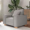 vidaXL Sofa Stuhl Wolkengrau 60 cm Stoff Produktbild-Vorschau 2