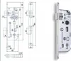 Technical drawing and photograph of a door lock mechanism. Produktbild-Vorschau