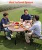 VEVOR Terrassentisch Gartentisch Balkontisch (1035 x 720 Produktbild-Vorschau 2