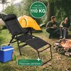 ELONEO Chaise de camping pliante avec repose-jambes Voir les images du produit 8