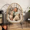 di volio Gartensessel Alcamo Beige/Beige, Relaxsessel für Produktbild-Vorschau 2