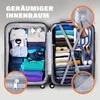 MONZANA® Set di Valigie 4pz ABS Rigide Trolley Bagaglio Anteprima dell’immagine prodotto 7