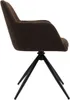 Barhocker braun Teddyfell ergonomisch 82 cm Höhe, Produktbild-Vorschau 5