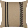 BELIANI Dekokissen 2er Set Beige / Schwarz aus Jute 45 x 45 Produktbild-Vorschau 5