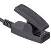 A close-up shot of a black USB charging clip for a smartwatch. Náhľad obrázku produktu