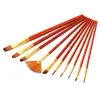 10pcs Paint Brushes Set Kit Artist Paintbrush Mehrere Produktbild-Vorschau 13