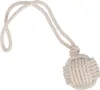 Ball am Seil für Hunde, 48 cm, natur Produktbild-Vorschau 1