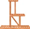 vidaXL Stojan na kvety 81x25x75,5 cm z masívneho jedľového Náhľad obrázku produktu 4