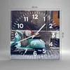 Wanduhr - Quadrat - Glasuhr - Roller Straße - 40x40cm - Produktbild-Vorschau 3