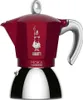 A red Bialetti Moka Induction coffee maker is shown against a white background. Náhled obrázku produktu